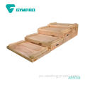 Caja de plato de madera y plataforma de levantamiento de pesas